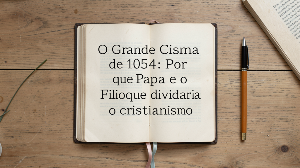 Detalhe fotográfico relacionado a O Grande Cisma de 1054: Por que o Papa e o Filioque dividiram o cristianismo